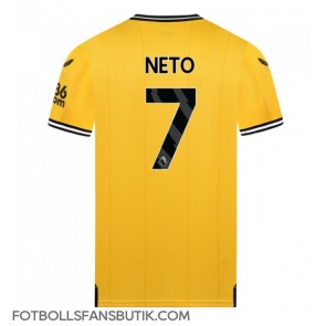 Wolves Pedro Neto #7 Replika Hemmatröja 2023-24 Kortärmad